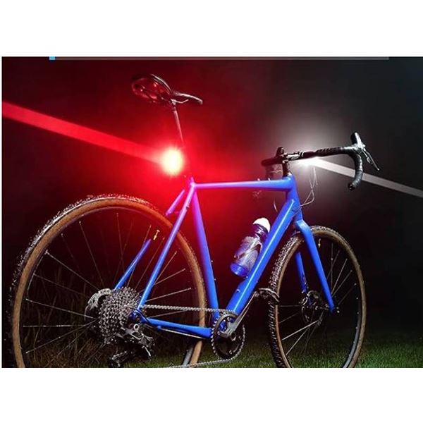 Pyro' Bicycle Light Set, USB Rechargeable, Ultra Bright, Bicycle Light, Front and Rear Bike Light, B
