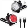 Image 2 : Pyro' Bicycle Light Set, USB Rechargeable, Ultra Bright, Bicycle Light, Front and Rear Bike Light, B