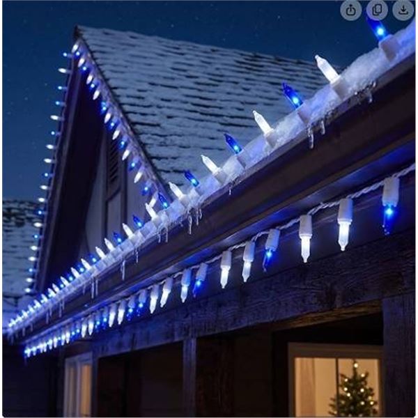 Brite Star 150 Ct Blue/Clear Chasing Lights