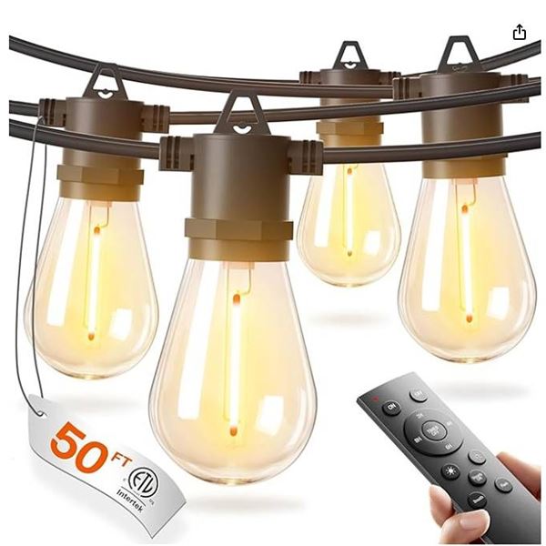 Addlon 50FT LED String Light, E12, 120V