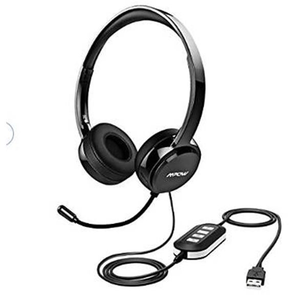 Mpow BH218A Wired USB Headset