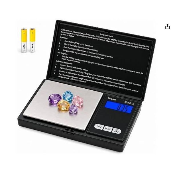 Smart Weigh Digital Pocket Scale SW5600