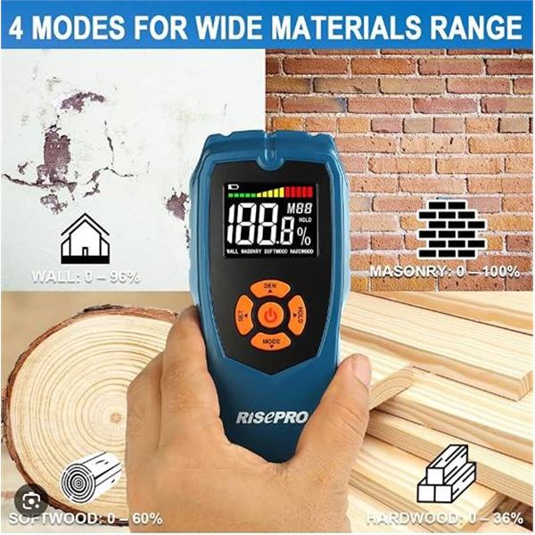 RISEPRO Inductive Wood Moisture Meter