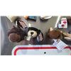 Image 4 : Lot of 5 Stuffed Animal House Plush Animal Heads Magnets