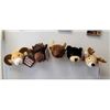 Image 1 : Lot of 5 Stuffed Animal House Plush Animal Heads Magnets