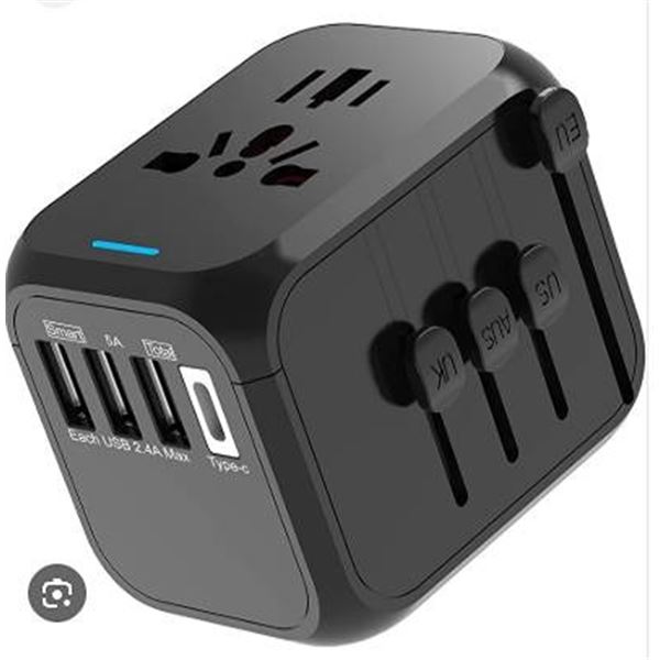 Travel Adapter with Dual USB-C Ports 35W