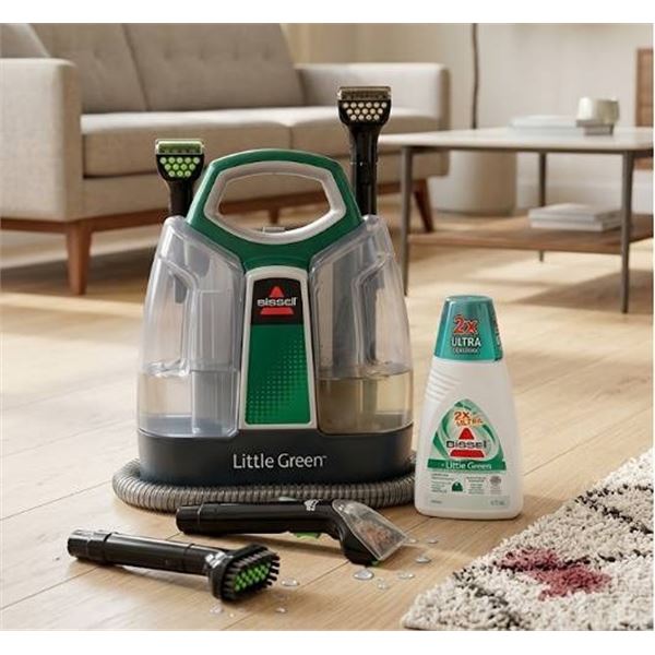 Lot of 2 Bissell 2X 473ML Ultra Little Green *MACHINE NOT INCLUDED*