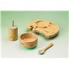 Image 2 : Lovley Squirrel 5pc Bamboo Baby Dish Set with Gift Box