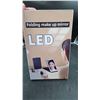 Image 2 : LED Folding Makeup Mirror with Battery
