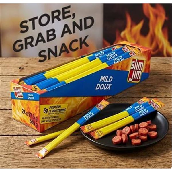 Slim Jim Mild Sausage Snack 659g