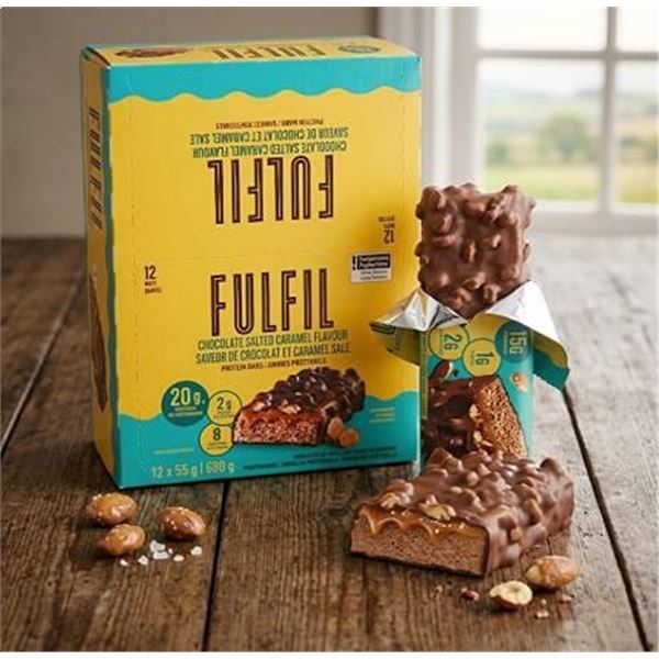 FULFIL Chocolate Salted Caramel Protein Bars