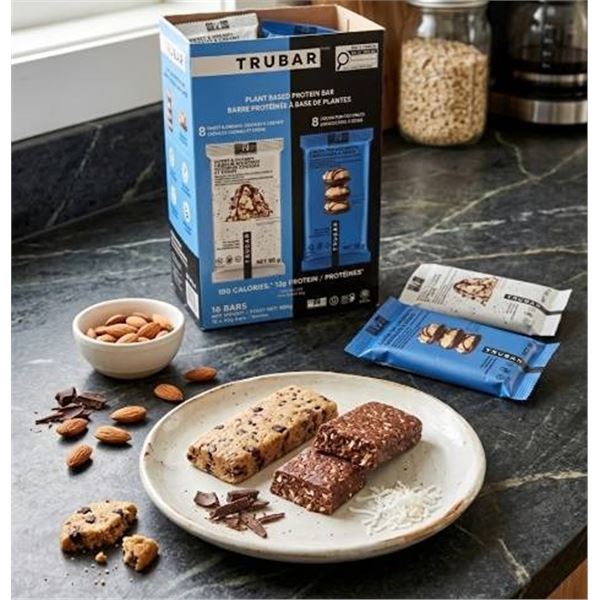 TRUBAR Plant Based Protein Bar 16-Pack