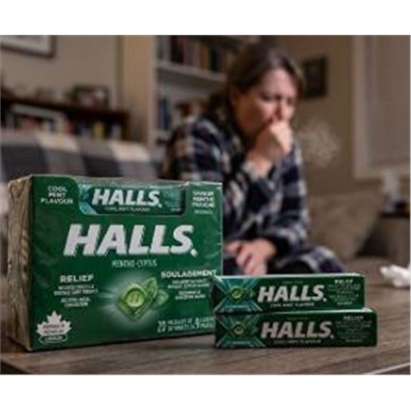 Halls Mentho-Lyptus Cool Mint, 20x9 Lozenges