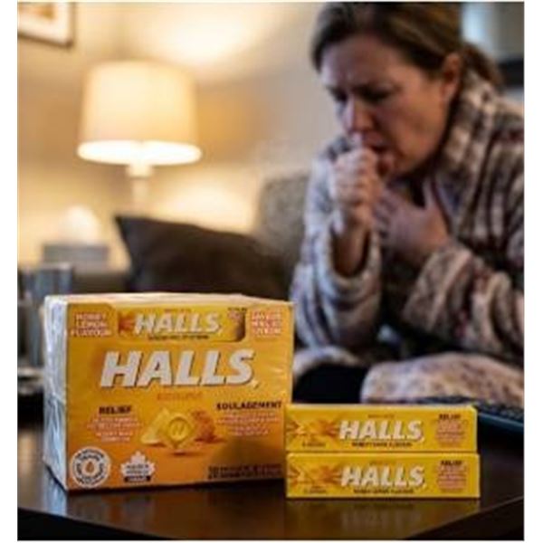 Halls Honey Lemon 20x9 Lozenges