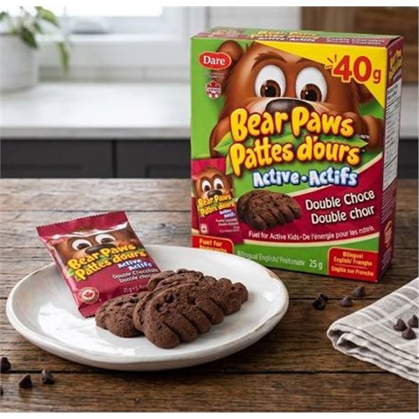 Dare Bear Paws Double Chocolate Aprox40-Pack