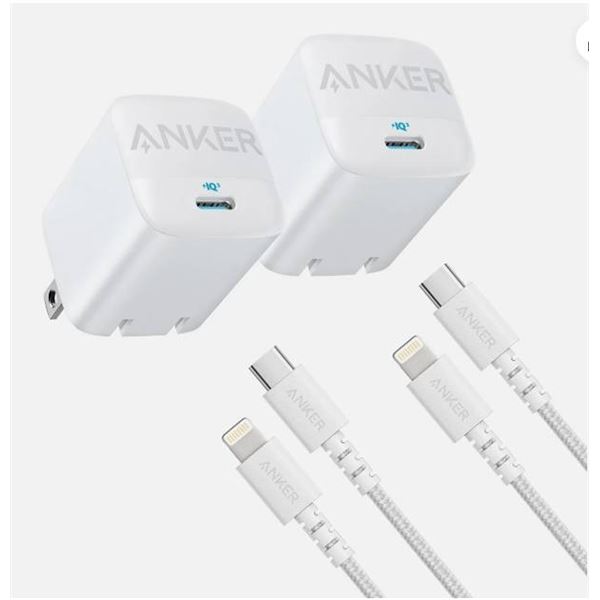 Anker 30W Fast Charging Kit with 2 Lightning
