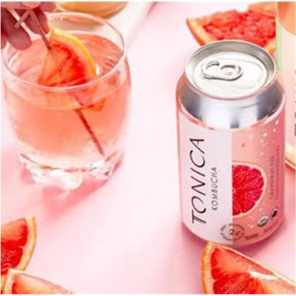Tonica Kombucha Grapefruit Fizz 12x355ml