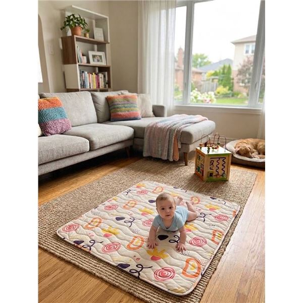 Space Seal Kids Play Mat, Multicolor