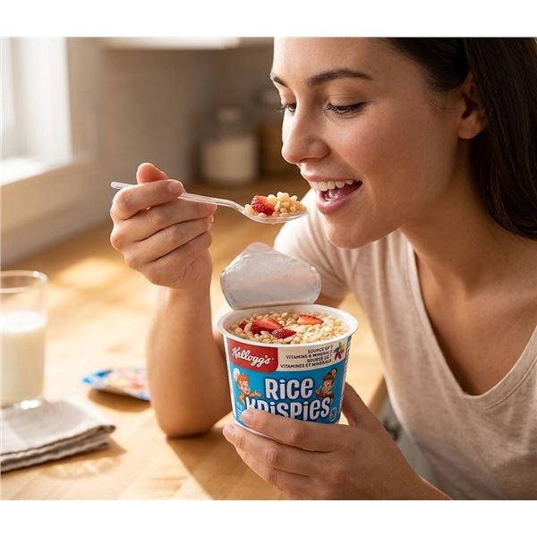 Kellogg's Rice Krispies 12 Pack, 42g Cups