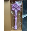 Image 2 : Light Up Glow Snowflake Wand Pink