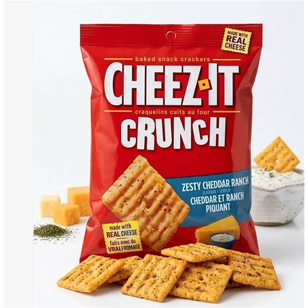 Cheez-It Crunch Zesty Cheddar Ranch 6 x 92g