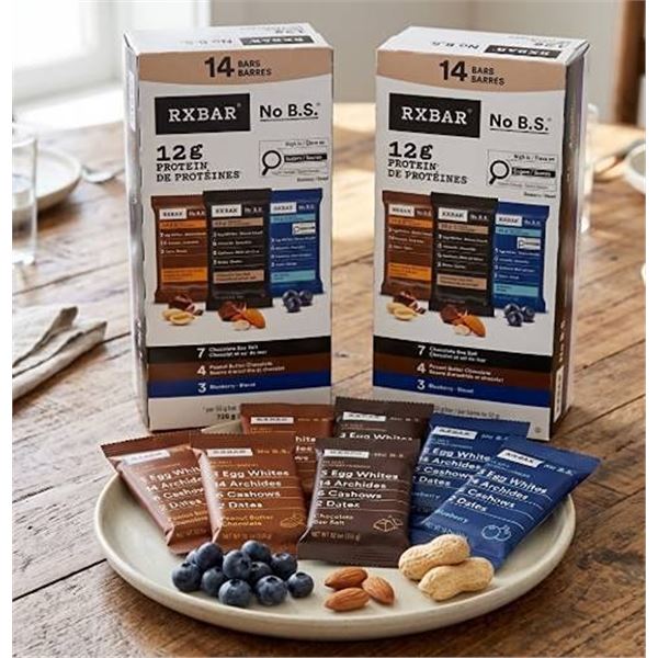 RXBAR Protein Bars Variety Pack, 14 Count