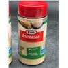Image 3 : Three Kraft Parmesan Grated Cheese Bottles