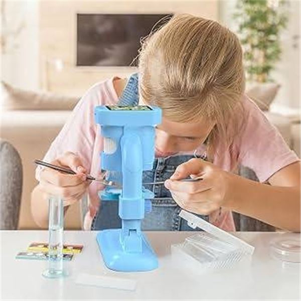 Portable Kids Microscope 1000x Purple