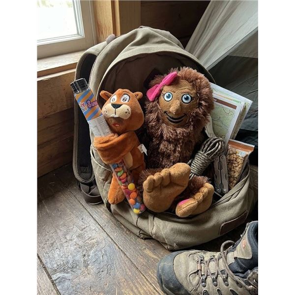 Plush Toy Pair With Candy-Filled Tube
