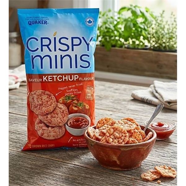 Quaker Crispy Minis Ketchup Brown Rice Chips
