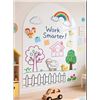 Image 1 : Magnetic Wall Decal 40" x 32" (White)