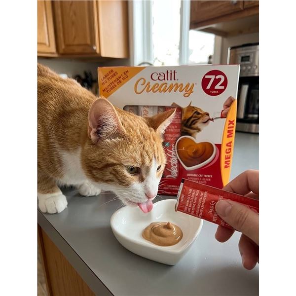 Catit Creamy Mega Mix Cat Treats, 72 Tubes