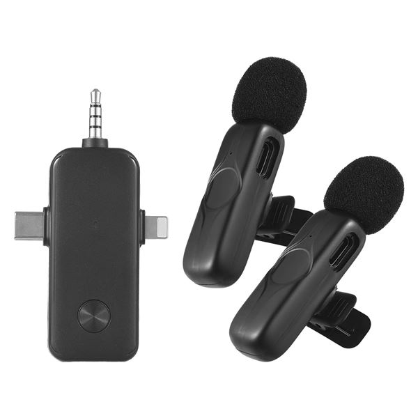 PQRQP 3-in-1 Wireless Microphone Set