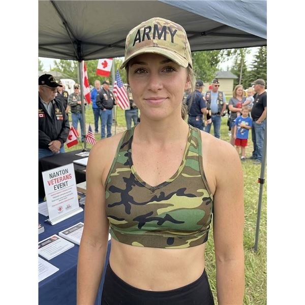 Rothco Camo Cap and Sports Bra Set
