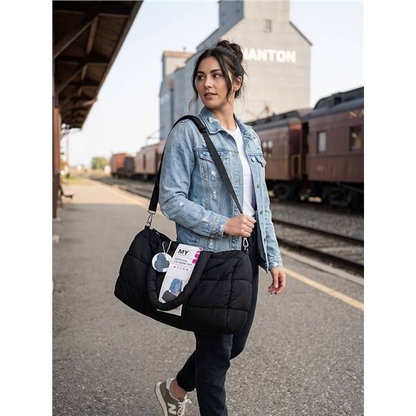 MY Tagalongs Black Duffle Bag