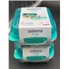 Image 4 : Sistema To Go LunchStack Square Containers, 4