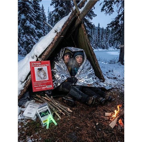 Emergency Survival Kit: Sleeping Bag, Towels,