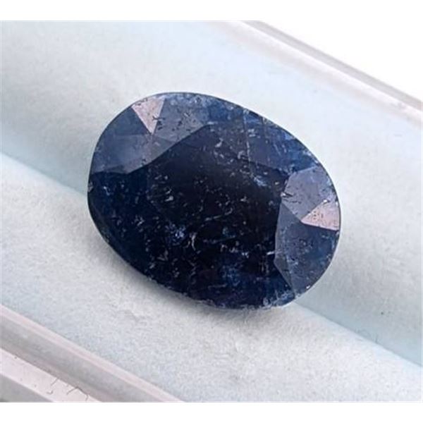 4.82 ct Certified Midnight Blue Sapphire Gem