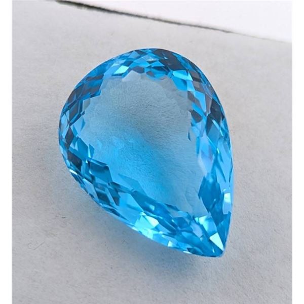 41.8 ct Certified Royal Blue Topaz Gemstone