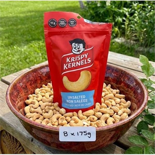 Krispy Kernels Unsalted Cashews 175g