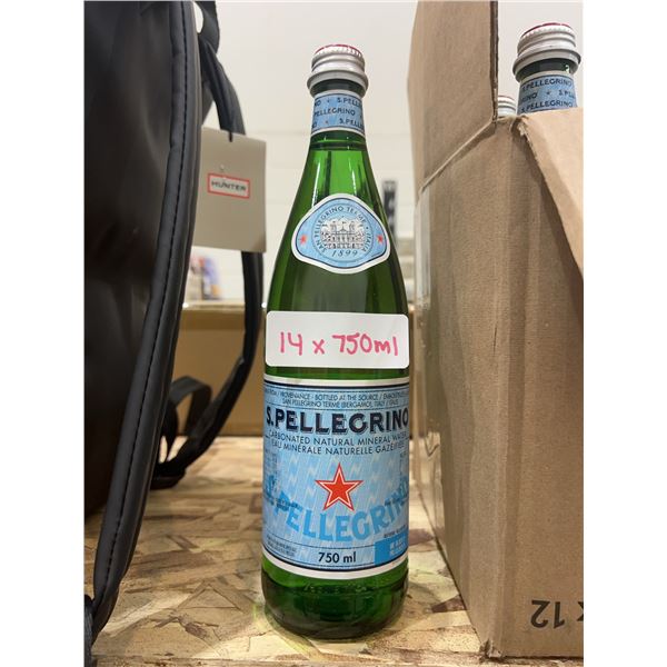 San Pellegrino 750ml Glass Bottles, 14 Pack