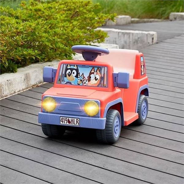 Bluey Ride-On Plastic Toy Car