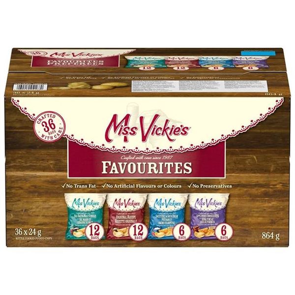 Miss Vickie's Favourites Variety Pack Chips