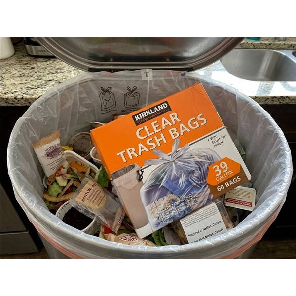 Kirkland Signature 39 Gallon Clear Trash Bags