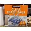 Image 2 : Kirkland Signature 39 Gallon Clear Trash Bags