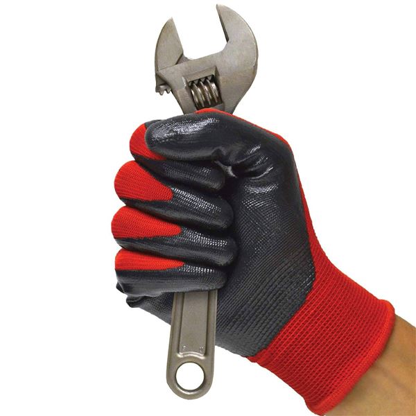 Handcrew Foam Latex Coated Gloves, 14-Pack