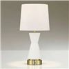 Image 1 : WITHROMI Small Table Lamp, Brass Base