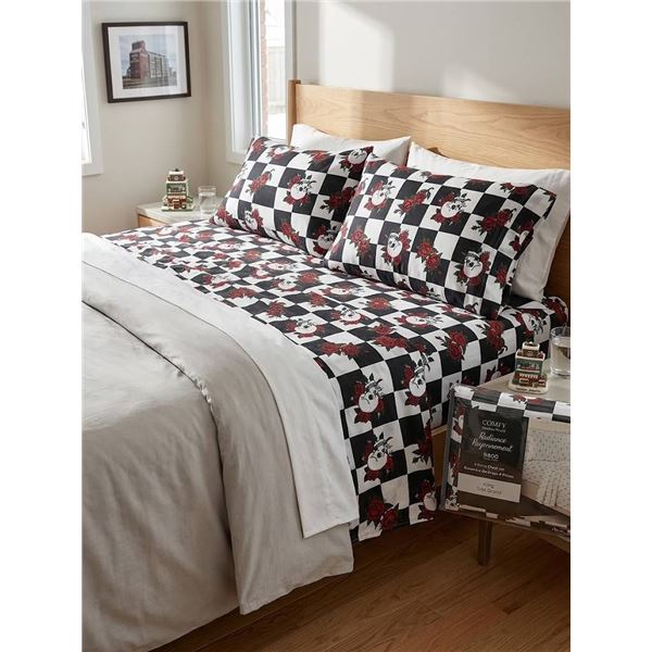 COMFY Bamboo World 4-Piece King Sheet Set