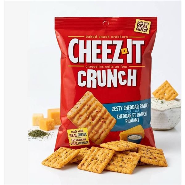 Cheez-It Crunch Zesty Cheddar Ranch 6 x 92g