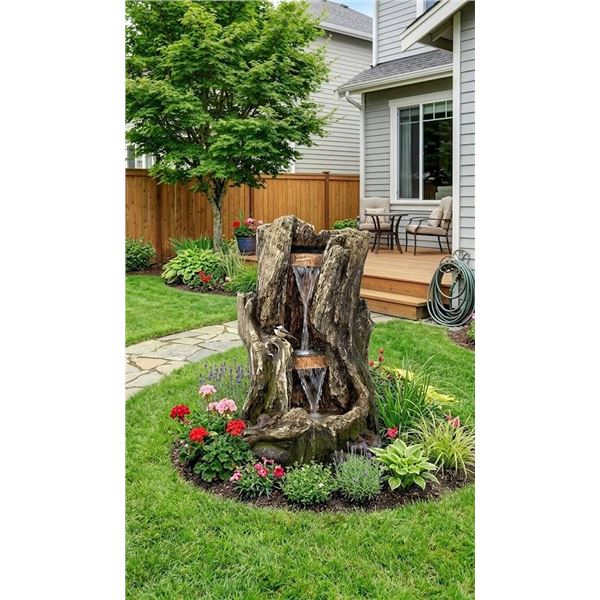Polyresin Tree Hollow Fountain with Light